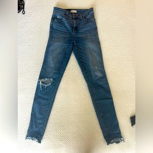 Madewell high-waisted jeans!